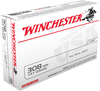 Winchester Ammo USA3081 Best Value 308 Winchester/7.62 NATO 147 GR Full Metal Jacket Boat Tail 20 Bx/ 10 Cs