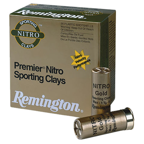 Remington Ammunition STS12NSC17 Premier Nitro Sporting Clays 12 Gauge 2.75" 1 oz 7.5 Shot 25 Bx/ 10 Cs