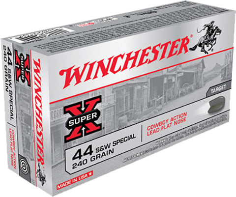 Winchester Ammo USA44CB Super-X 44 Special 240 GR Lead 50 Bx/ 10 Cs