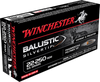 Winchester Ammo SBST22250B Supreme 22-250 Remington 55 GR Ballistic Silvertip 20 Bx/ 10 Cs