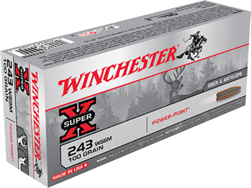 243 WSSM Ammo - Winchester Ammo Super-X Super Short Power-Point Winchester Super-X Super Short Power-Point Ammo