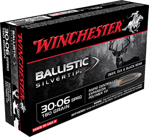 30-06 Ammo - Winchester Ammo Supreme Springfield Ballistic Silvertip Winchester Supreme Springfield Ballistic Silvertip Ammo
