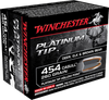 Winchester Ammo S454PTHP Supreme 454 Casull 260 GR Platinum Tip Hollow Point 20 Bx/ 10 Cs - Winchester - View 1