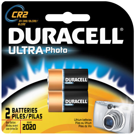 Duracell Lithium Battery CR2 2 pk.