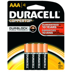 Duracell Coppertop Battery AAA 4 pk.