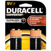 Duracell Coppertop Battery 9 Volt 2 pk.