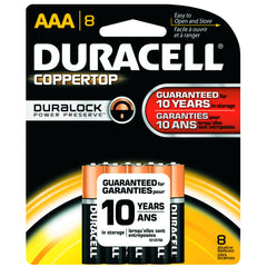 Duracell Coppertop Battery AAA 8 pk.