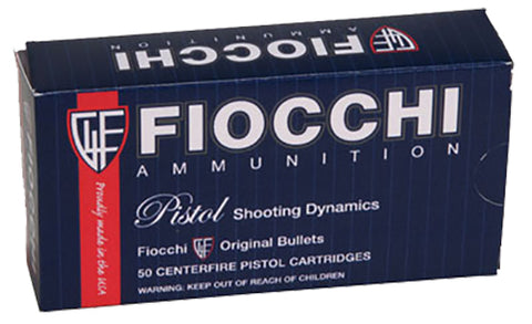 Fiocchi 9APBHP Pistol Shooting Dynamics 9mm 124 GR JHP 50 Bx/20 Cs