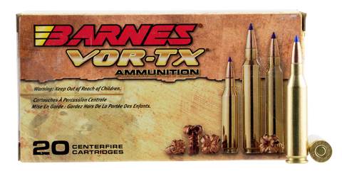 Barnes 21522 VOR-TX 243 Winchester 80GR Tipped TSX Boat Tail 20Box/10Case