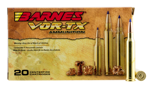 Barnes 21526 VOR-TX 7mm Rem Magnum 140GR Tipped TSX Boat Tail 20Box/10Case
