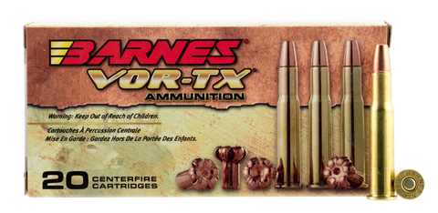Barnes 21535 VOR-TX 30-30 Winchester 150GR TSX Flat Nose 20Box/10Case