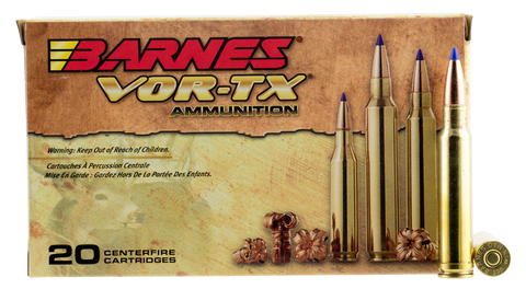 Barnes 21542 VOR-TX 338 Winchester Mag 225GR Tipped TSX Boat Tail 20Box/10Case