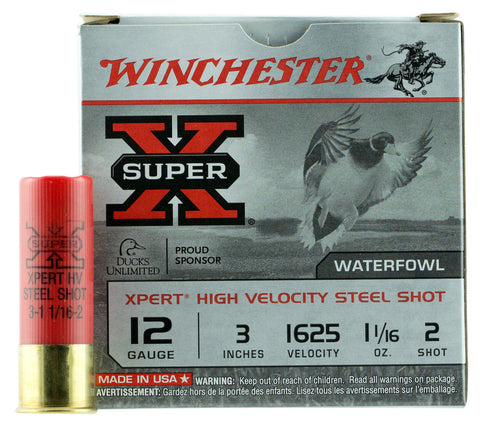 Winchester Ammo WEX123M2 Super X Xpert High Velocity 12 Gauge 3" 1 1/16 oz 2 Shot 25 Bx/ 10 Cs