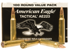 Federal AE223BL American Eagle 223 Remington/5.56 NATO 55 GR Full Metal Jacket Boat Tail 100 Bx/ 5 Cs - 100 Rounds - Federal - View 1