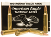 Federal AE223BL American Eagle 223 Remington/5.56 NATO 55 GR Full Metal Jacket Boat Tail 100 Bx/ 5 Cs - 100 Rounds