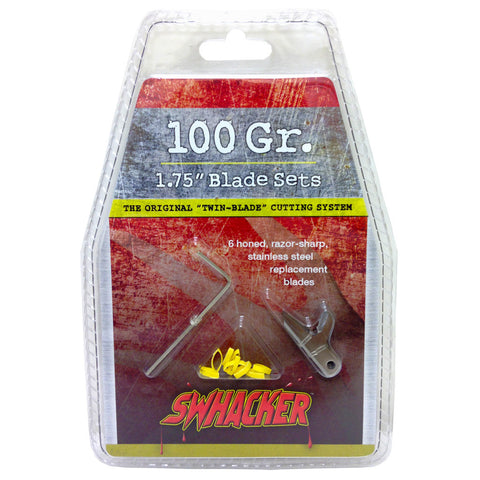 Swhacker Replacement Blades 2 Blade 100 gr. 1.75 in. 6 pk.