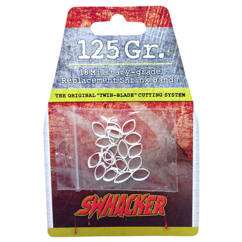 Swhacker Replacement Bands 2 Blade 125 gr. 18 pk.