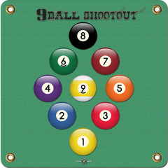 Arrowmat XL Foam Target Face 9 Ball Shootout 34x34 in.