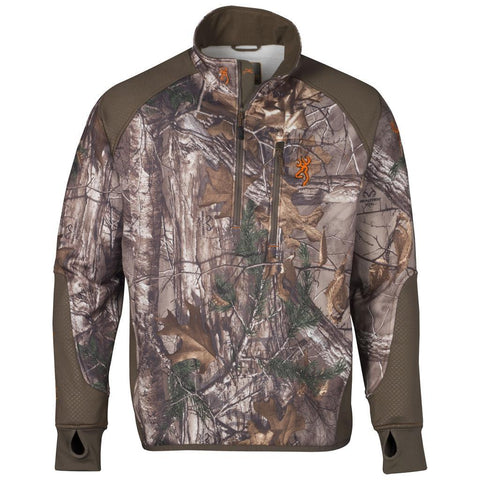 Browning Fleece 1/4 Zip Jacket Realtree Xtra Medium