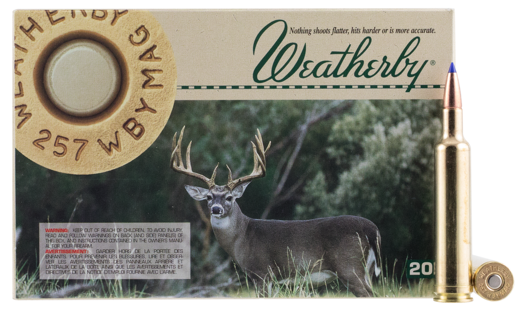 Weatherby B25780TTSX 257 Weatherby Magnum Barnes Tipped TSX-Bullet 80 GR 20Rds