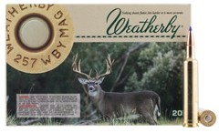 Weatherby B25780TTSX 257 Weatherby Magnum Barnes Tipped TSX-Bullet 80 GR 20Rds