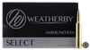 Weatherby G270130SR Norma 270 Weatherby Magnum Spitzer 130 GR 20Rds