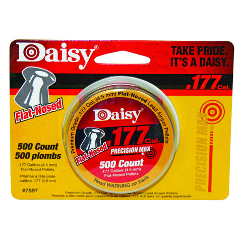 Daisy .177 Cal. Flat Pellets 500 ct. Tin