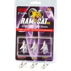 RamCat Single Bevel Broadhead 100 gr. 3.pk.