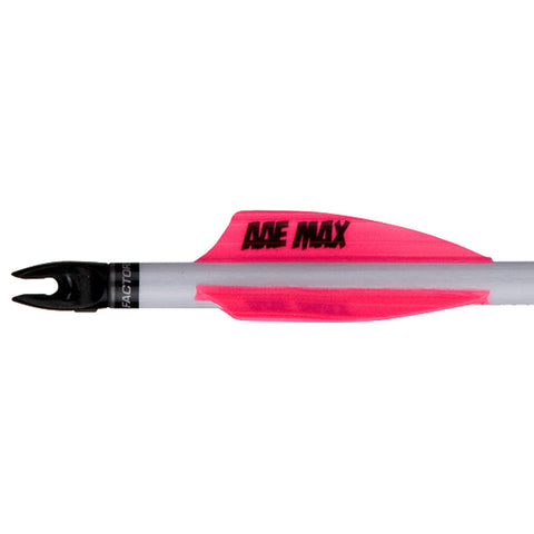 AAE Plastifletch Max Vane Hot Pink 2 in. Shield 100 pk.