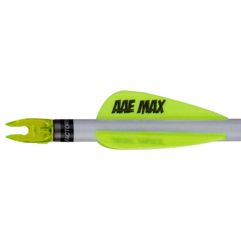 AAE Plastifletch Max Vane Yellow 2 in. Shield 100 pk.