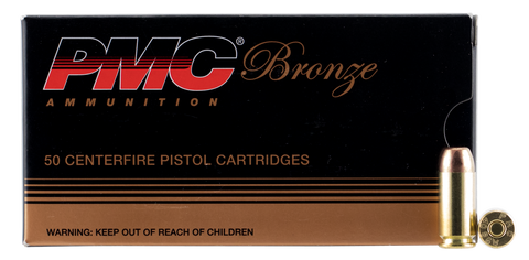 PMC 40D Bronze 40 Smith & Wesson 165 GR Full Metal Jacket 50 Bx/ 20 Cs