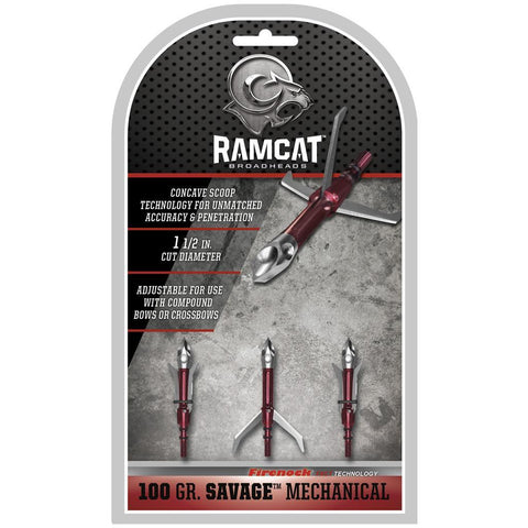Ramcat Savage Mechanical Broadhead 100 gr. 3 pk.