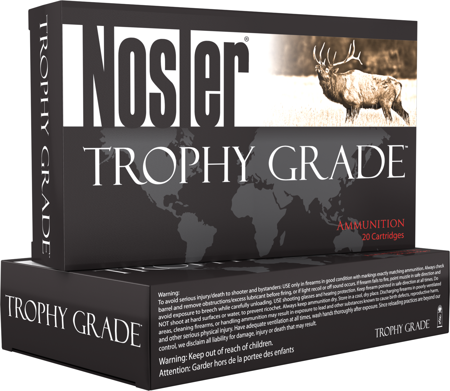 Nosler Trophy Partition 10 Brass Ammo