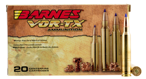 Barnes 21569 VOR-TX 300 Winchester Mag 150GR Tipped TSX Boat Tail 150 GR 20Box/1