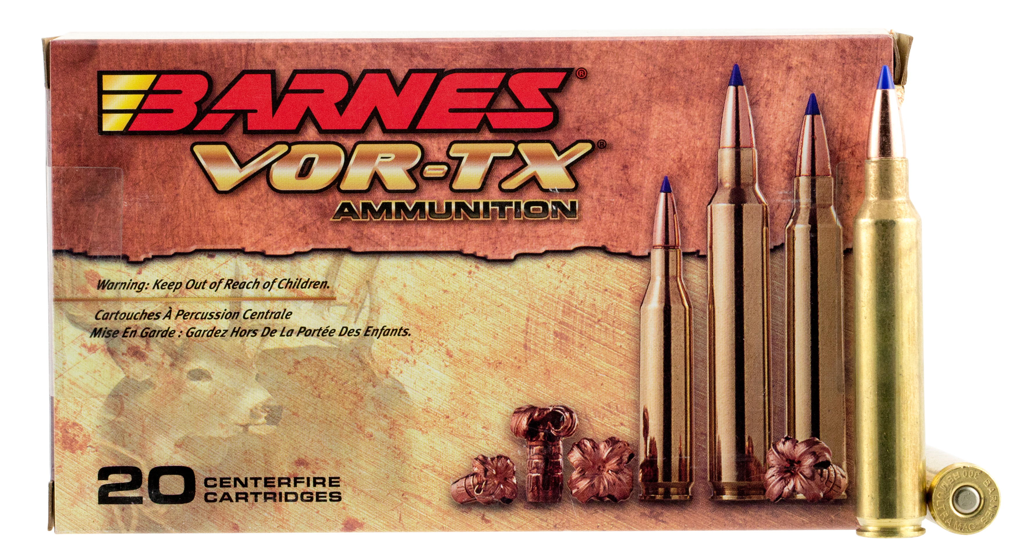 Barnes VOR-TX Rem Ultra Mag Tipped Boat Tail TSX Ammo