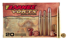 Barnes 22014 VOR-TX 375 Holland & Holland Mag TSX Flat Base 300 GR 20Box/10Case