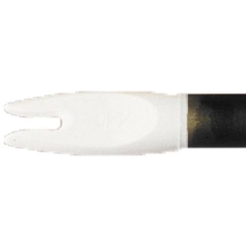 AAE Z-Nock White 1/4 in. 100 pk.