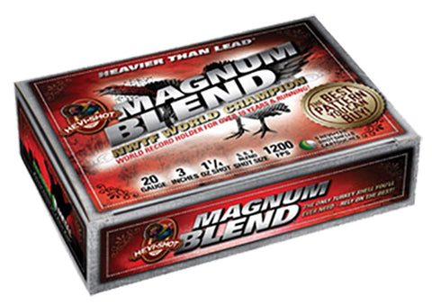 Hevishot 00567 Magnum Blend Turkey 20 Gauge 3" 1-1/4 oz 5,6,7 Shot 5 Bx/ 10