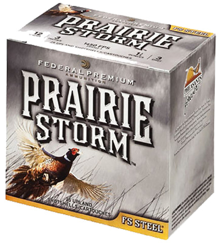 Federal PFS143FS3 Prairie Storm  12 Gauge 3" 1 1/8 oz 3 Shot 25 Bx/ 10 Cs