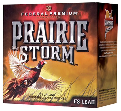 Federal PF204FS4 Prairie Storm FS Lead 20 Gauge 2.75" 1 oz 4 Shot 25 Bx/ 10 Cs