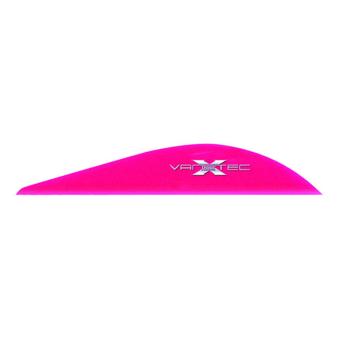 Vanetec Super Spine Vane Flo Pink 2.3 in. 100 pk.