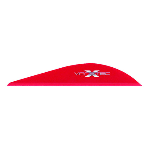 Vanetec Super Spine Vane Raspberry Red 2.3 in. 100 pk.