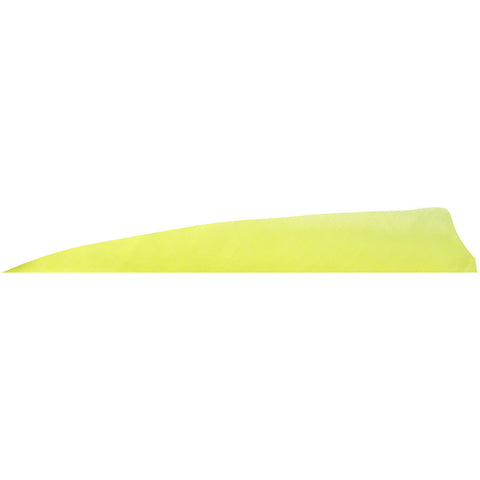 Gateway Shield Cut Feathers Flo Yellow  4 in. RW 100 Pk.
