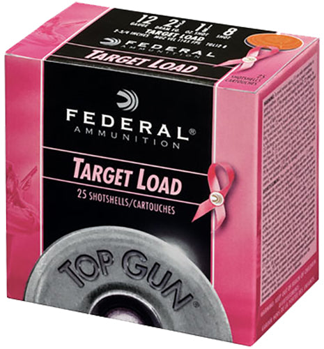 Federal TGL12P8 Top Gun Special Edition Pink 12 Gauge 2.75" 1 1/8 oz 8 Shot 25 Bx/ 10 Cs