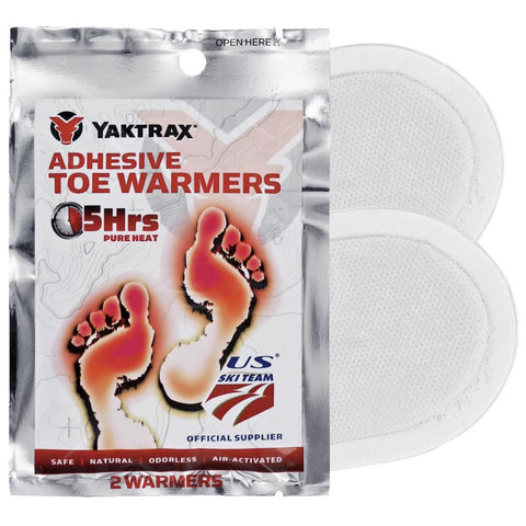 Yaktrax Adhesive Toe Warmers 40 pair