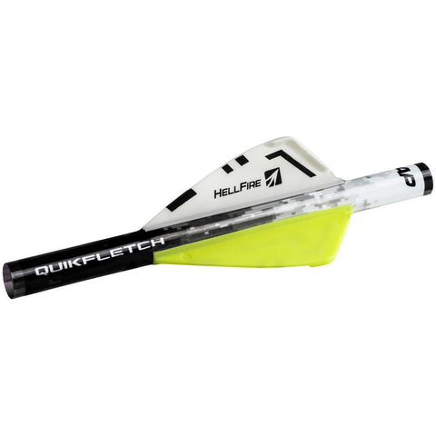 NAP Quikfletch Hellfire White/Yellow/Yellow 2 in. 6 pk