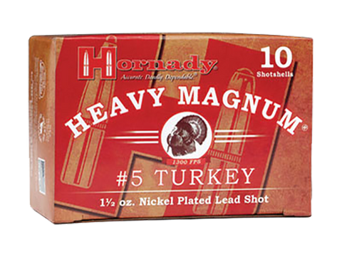 Hornady 86244 Heavy Magnum Turkey Loads 12 ga 3" 1-1/2oz 6 Shot 10Box/25Case