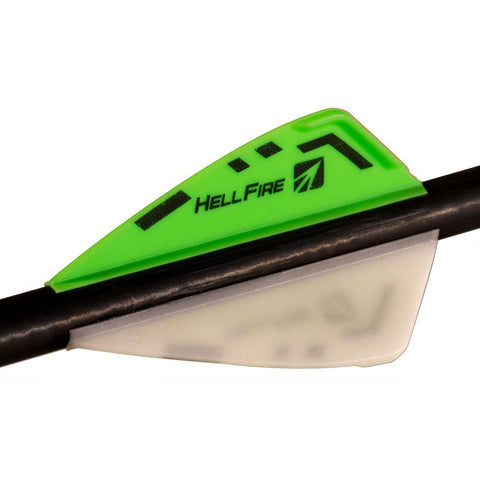 NAP Hellfire 2" Vanes 12 White 24 Green
