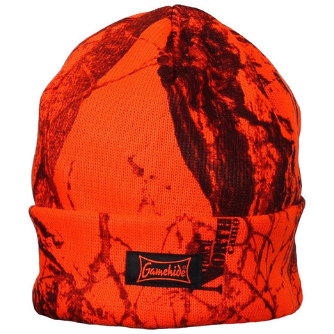 Gamehide Knit Hat Orange Camo