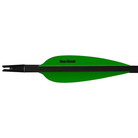 Flex Fletch FFP ShieldCut Vane Neon Green 3.6 in. 39 pk.